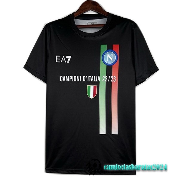 Replicas Tailandia Especial Camiseta Napoli 2023 2024 Negro