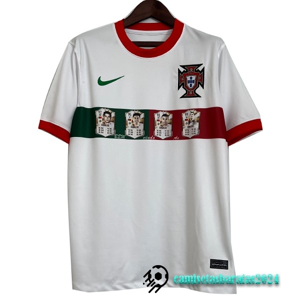 Replicas Tailandia Especial Camiseta Portugal 2023 Blanco