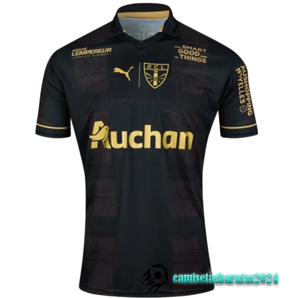 Replicas Tailandia Especial Camiseta RC Lens 2022 2023 Negro