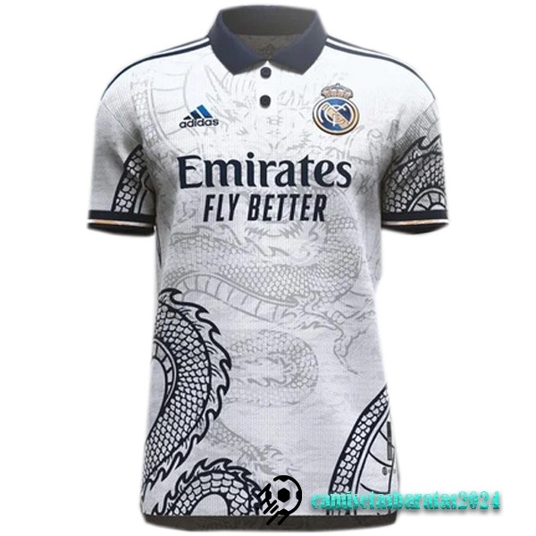 Replicas Tailandia Especial Camiseta Real Madrid 2022 2023 Blanco