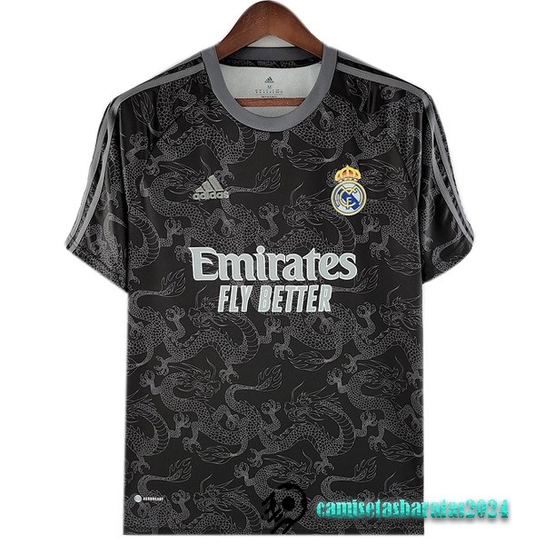 Replicas Tailandia Especial Camiseta Real Madrid 2022 2023 Negro