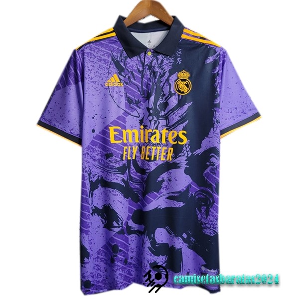 Replicas Tailandia Especial Camiseta Real Madrid 2023 2024 Purpura