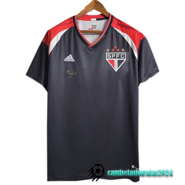 Replicas Tailandia Especial Camiseta São Paulo 2023 2024 Negro