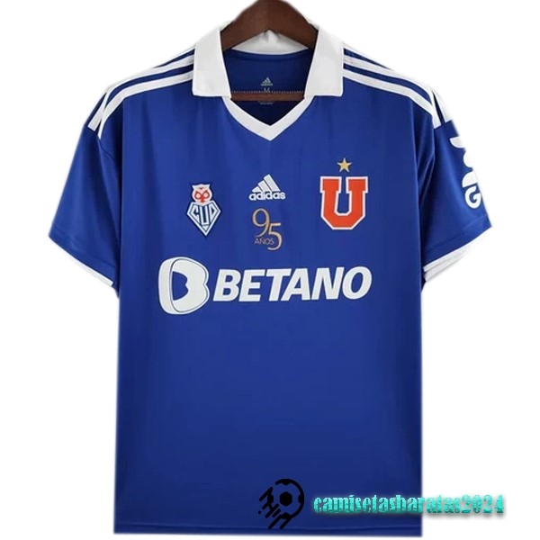 Replicas Tailandia Especial Camiseta Universidad De Chile 2022 Azul