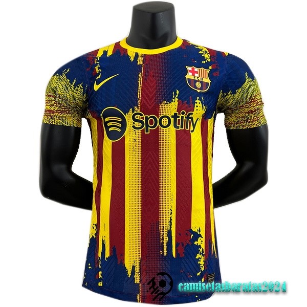 Replicas Tailandia Especial Jugadores Camiseta Barcelona 2023 2024 Amarillo