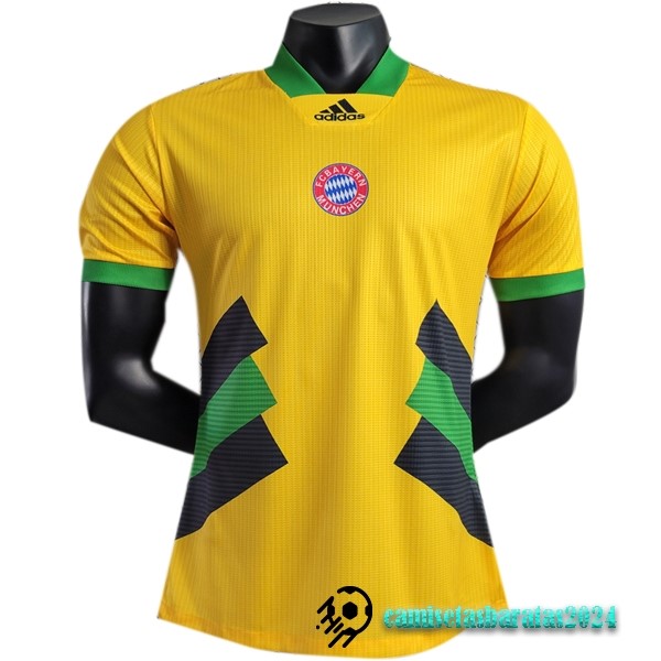 Replicas Tailandia Especial Jugadores Camiseta Bayern Múnich 2023 2024 Amarillo