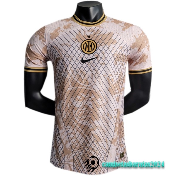 Replicas Tailandia Especial Jugadores Camiseta Inter Milán 2023 2024 Naranja