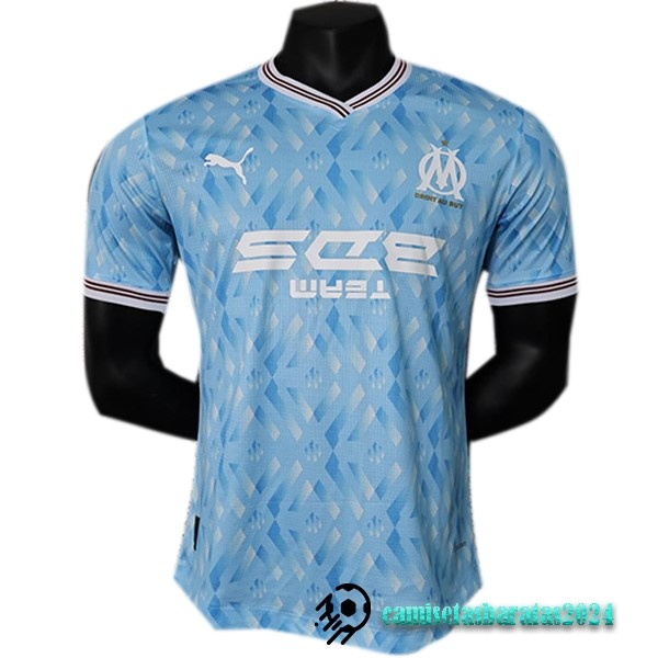 Replicas Tailandia Especial Jugadores Camiseta Marsella 2023 2024 Azul