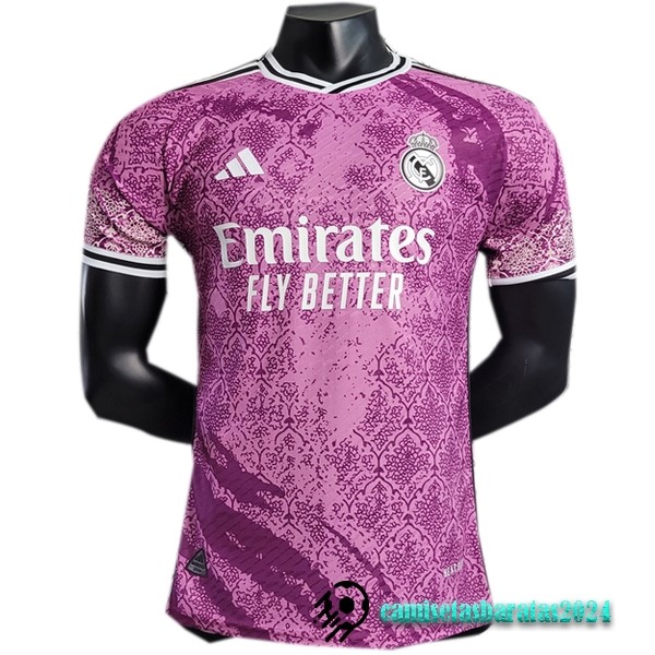 Replicas Tailandia Especial Jugadores Camiseta Real Madrid 2023 2024 Rosa Purpura