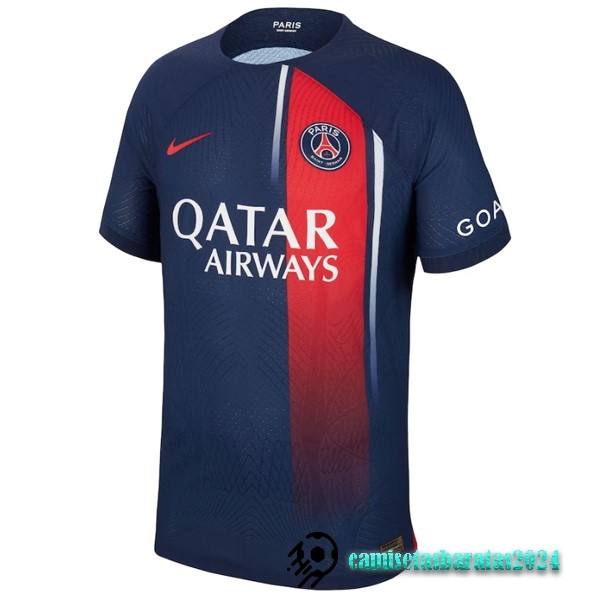 Replicas Tailandia Jugadores Casa Camiseta Paris Saint Germain 2023 2024 Azul