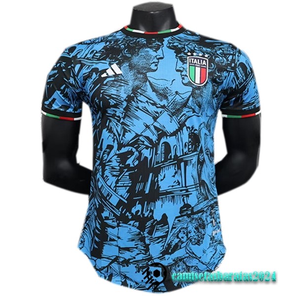 Replicas Tailandia Jugadores Especial Camiseta Italia 2023 Azul