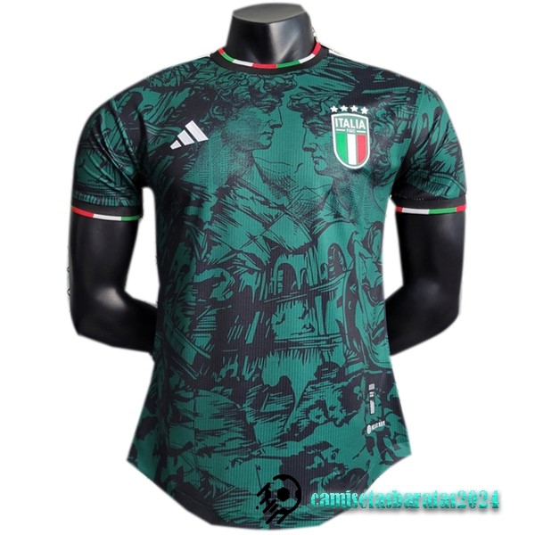 Replicas Tailandia Jugadores Especial Camiseta Italia 2023 Verde