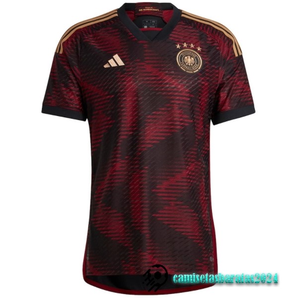 Replicas Tailandia Jugadores Segunda Camiseta Alemania 2022 Rojo