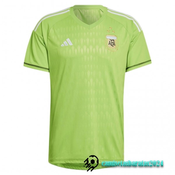 Replicas Tailandia Portero Camiseta Argentina 2022 Verde