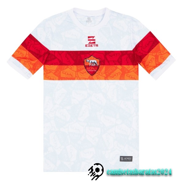 Replicas Tailandia Portero Camiseta As Roma 2022 2023 Blanco