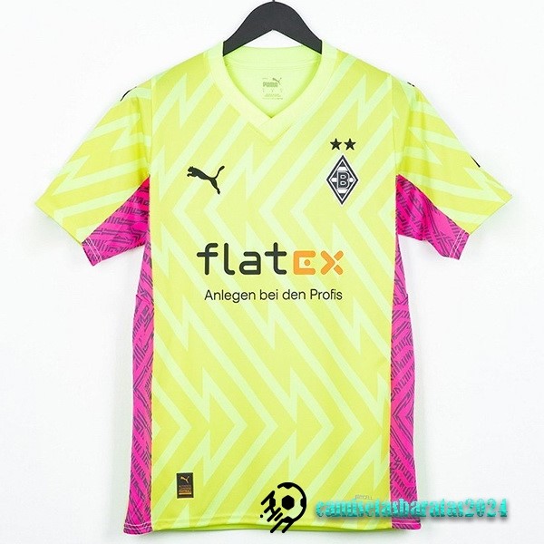 Replicas Tailandia Portero Camiseta Borussia Mönchengladbach 2023 2024 Amarillo