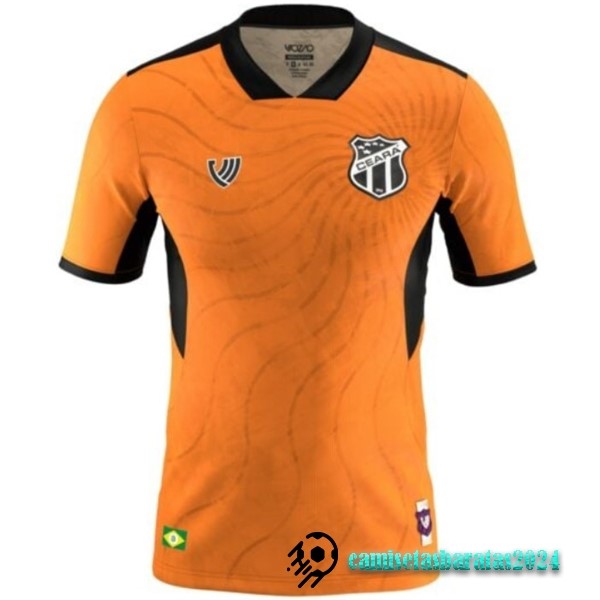 Replicas Tailandia Portero Camiseta Ceará 2023 2024 Naranja