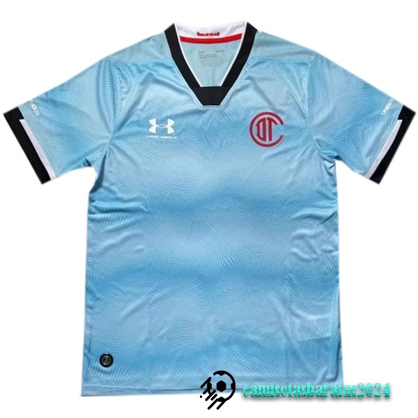Replicas Tailandia Portero Camiseta Deportivo Toluca 2022 2023 Azul