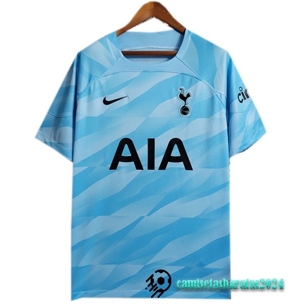 Replicas Tailandia Portero Camiseta Tottenham Hotspur 2023 2024 Azul