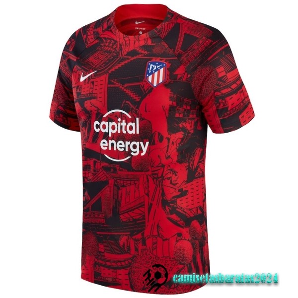 Replicas Tailandia Previo Al Partido Camiseta Atlético Madrid 2022 2023 Rojo