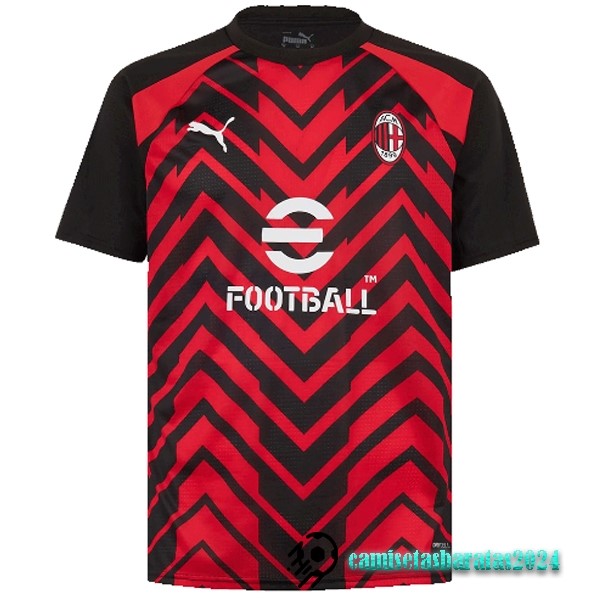 Replicas Tailandia Previo al partido Camiseta AC Milan 2023 2024 Rojo