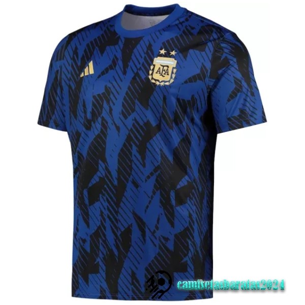 Replicas Tailandia Previo al partido Camiseta Argentina 2022 Azul