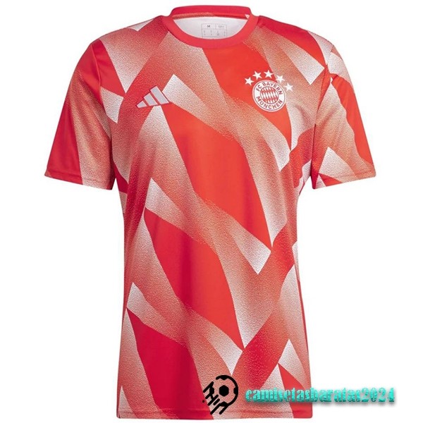 Replicas Tailandia Previo al partido Camiseta Bayern Múnich 2023 2024 Naranja