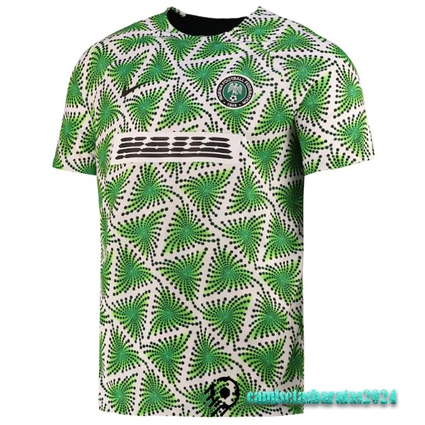Replicas Tailandia Previo al partido Camiseta Nigeria 2023 Verde