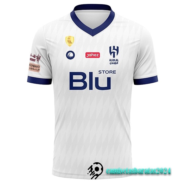 Replicas Tailandia Segunda Camiseta Al Hilal Saudi FC 2022 2023 Blanco