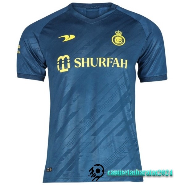 Replicas Tailandia Segunda Camiseta Al Nassr 2022 2023 Azul