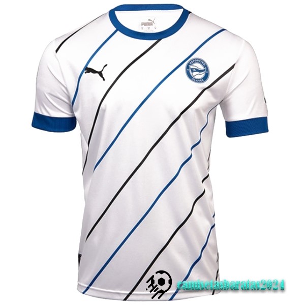 Replicas Tailandia Segunda Camiseta Alavés 2022 2023 Blanco
