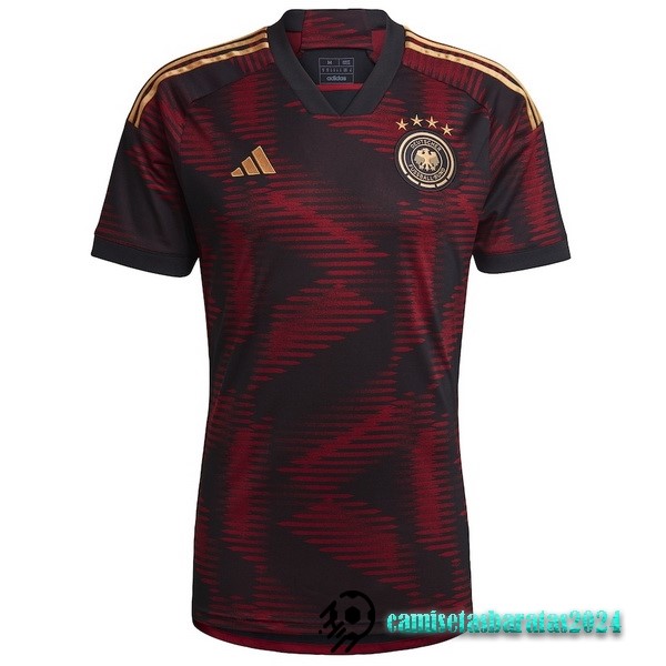 Replicas Tailandia Segunda Camiseta Alemania 2022 Rojo