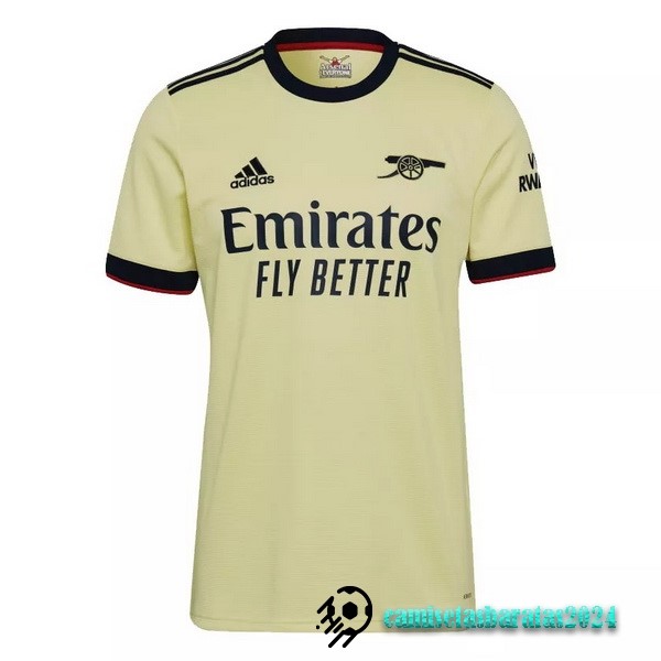 Replicas Tailandia Segunda Camiseta Arsenal 2021 2022 Amarillo