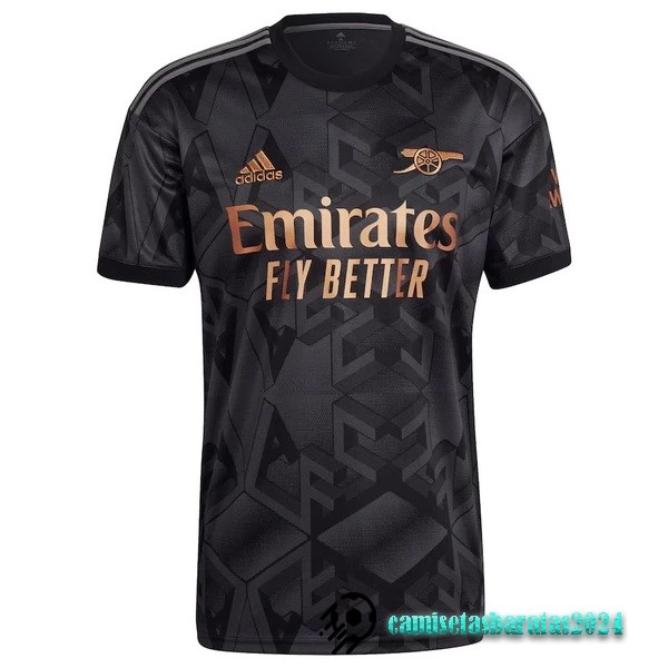 Replicas Tailandia Segunda Camiseta Arsenal 2022 2023 Negro