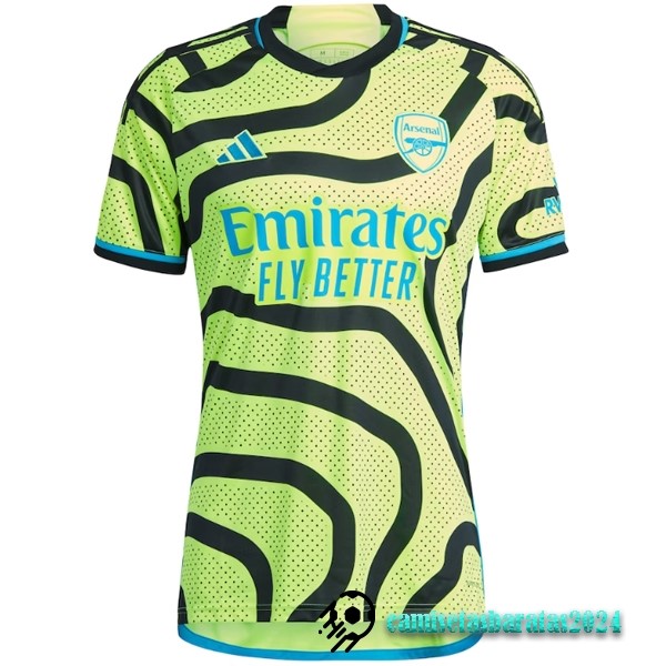 Replicas Tailandia Segunda Camiseta Arsenal 2023 2024 Verde
