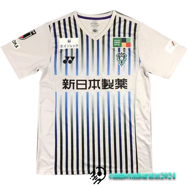 Replicas Tailandia Segunda Camiseta Avispa Fukuoka 2023 2024 Blanco