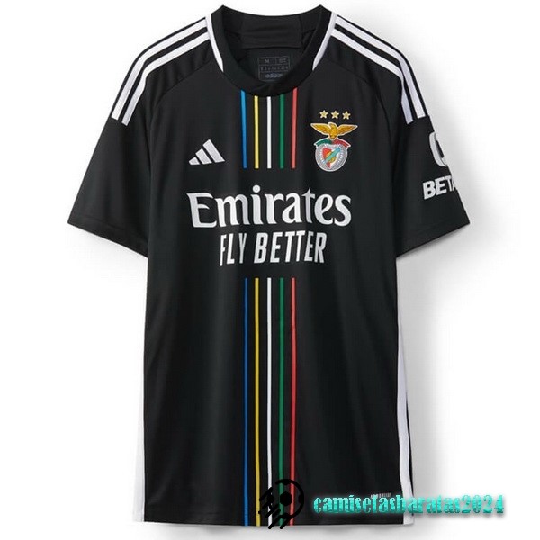 Replicas Tailandia Segunda Camiseta Benfica 2023 2024 Negro