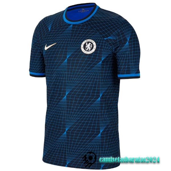 Replicas Tailandia Segunda Camiseta Chelsea 2023 2024 Azul