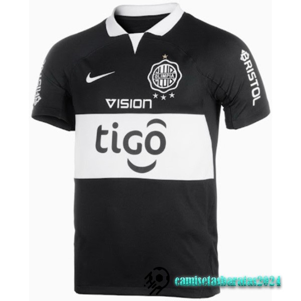 Replicas Tailandia Segunda Camiseta Club Olimpia 2023 2024 Negro