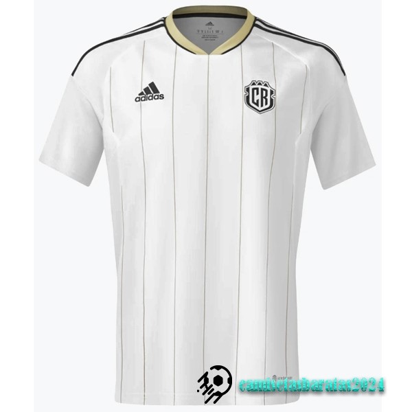 Replicas Tailandia Segunda Camiseta Costa Rica 2023 Blanco