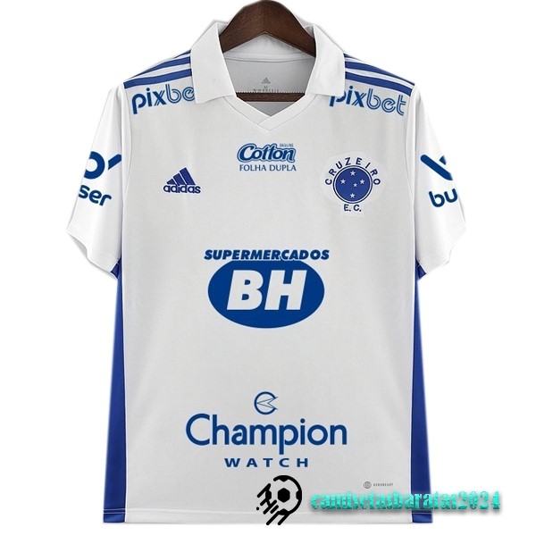Replicas Tailandia Segunda Camiseta Cruzeiro EC 2022 2023 I Blanco