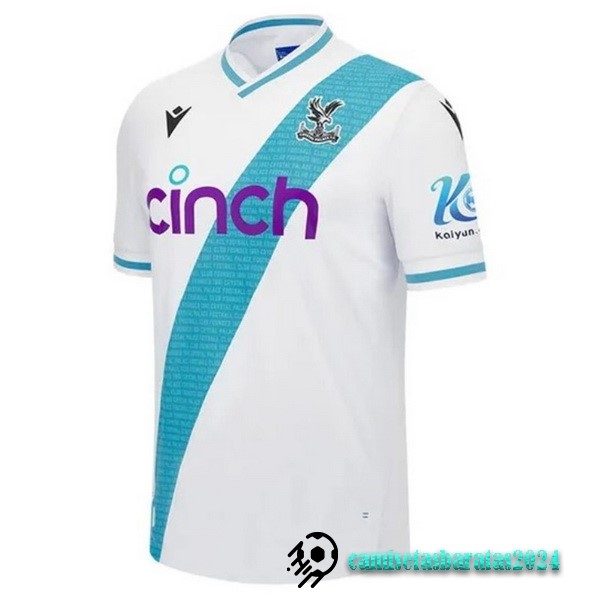 Replicas Tailandia Segunda Camiseta Crystal Palace 2023 2024 Blanco
