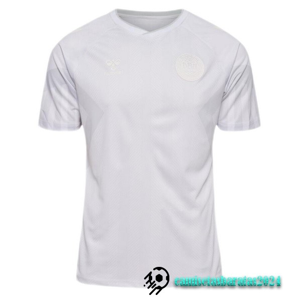 Replicas Tailandia Segunda Camiseta Dinamarca 2022 Blanco