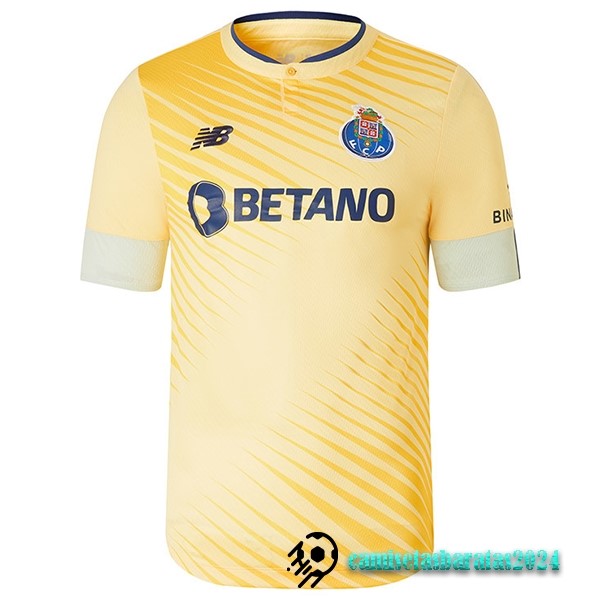 Replicas Tailandia Segunda Camiseta FC Oporto 2022 2023 Amarillo