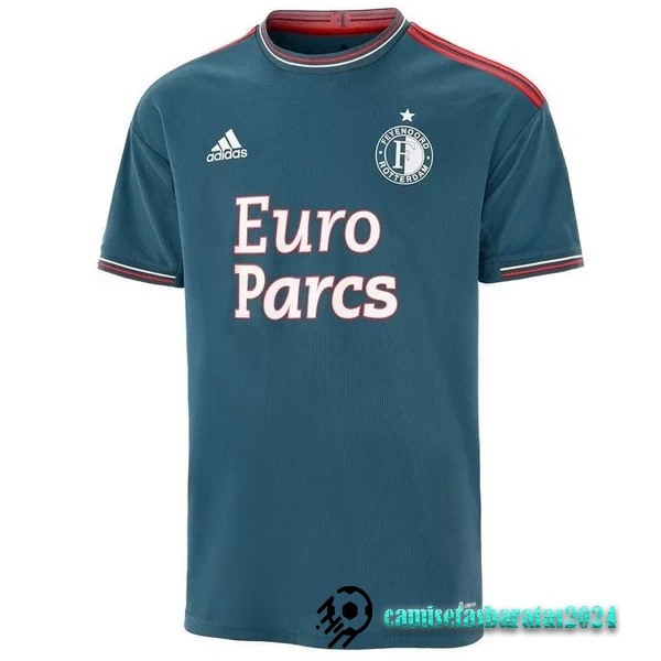 Replicas Tailandia Segunda Camiseta Feyenoord Rotterdam 2022 2023 Azul
