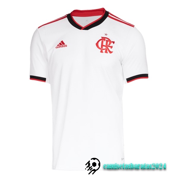 Replicas Tailandia Segunda Camiseta Flamengo 2022 2023 Blanco