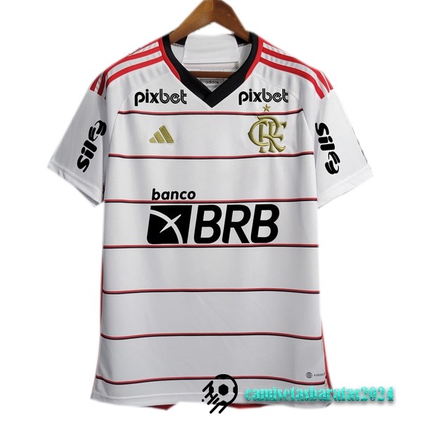 Replicas Tailandia Segunda Camiseta Flamengo 2023 2024 I Blanco