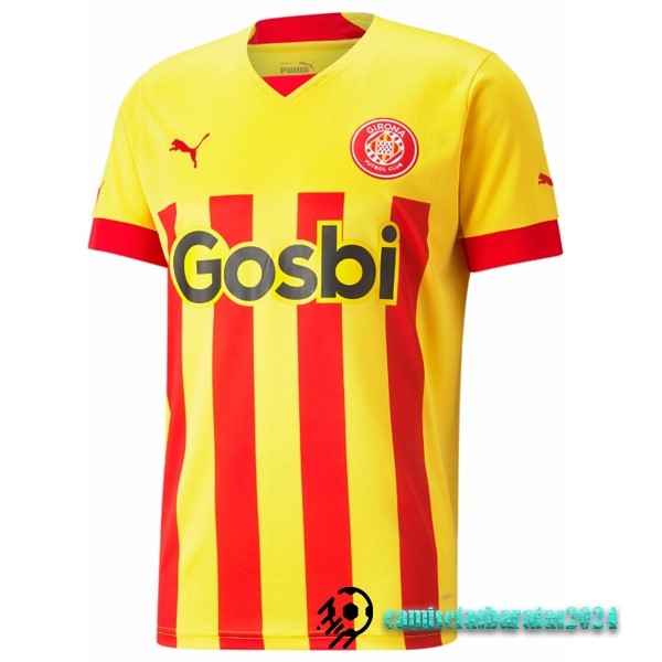 Replicas Tailandia Segunda Camiseta Girona 2022 2023 Amarillo