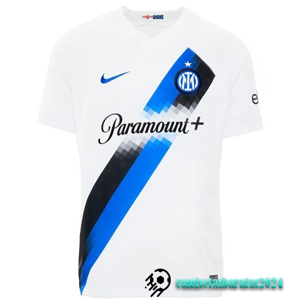 Replicas Tailandia Segunda Camiseta Inter Milán 2023 2024 Blanco