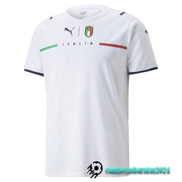 Replicas Tailandia Segunda Camiseta Italia 2021 Blanco